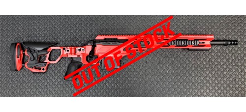 Cadex Defence CDX-SS Seven S.T.A.R.S. Covert .223 Rem 16.5" Barrel Bolt Action Rifle - Red/Black